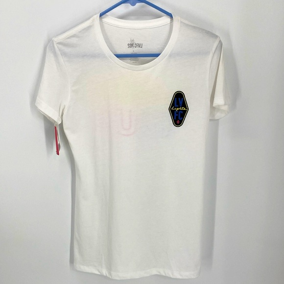 Las Vegas Lights Football Club Tee Shirt Juniors Large NWT - Picture 1 of 6